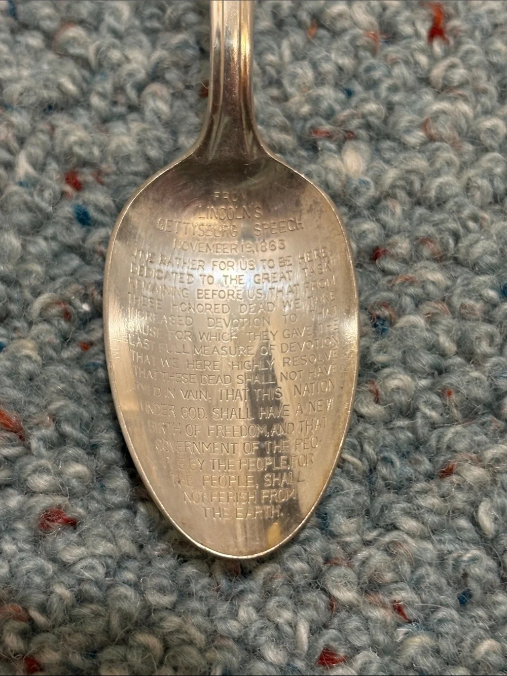 William Rogers International Silver. Presidential spoons series: Abraham Lincoln